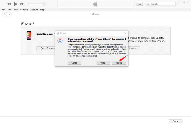 remove apple id using itunes